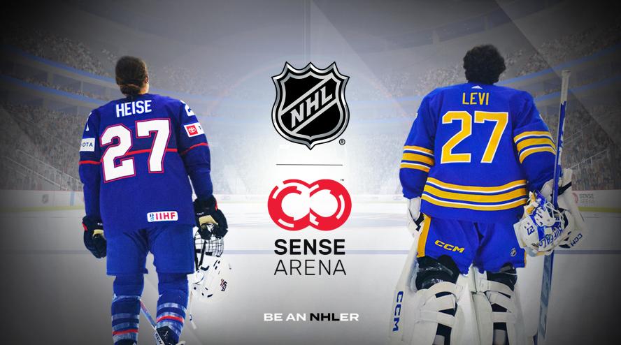 Hockey Goalie Player with Sense Arena