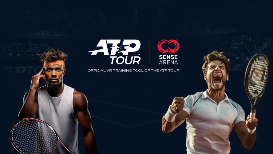 Tennis Player with Sense Arena